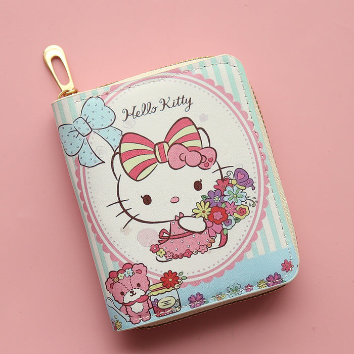 Wholesale PU Cute Cartoon Mini Kitty Wallet JDC-WT- Jumei001