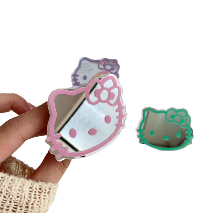 Wholesale Colorful Cat Makeup Mirror Mobile Phone stand