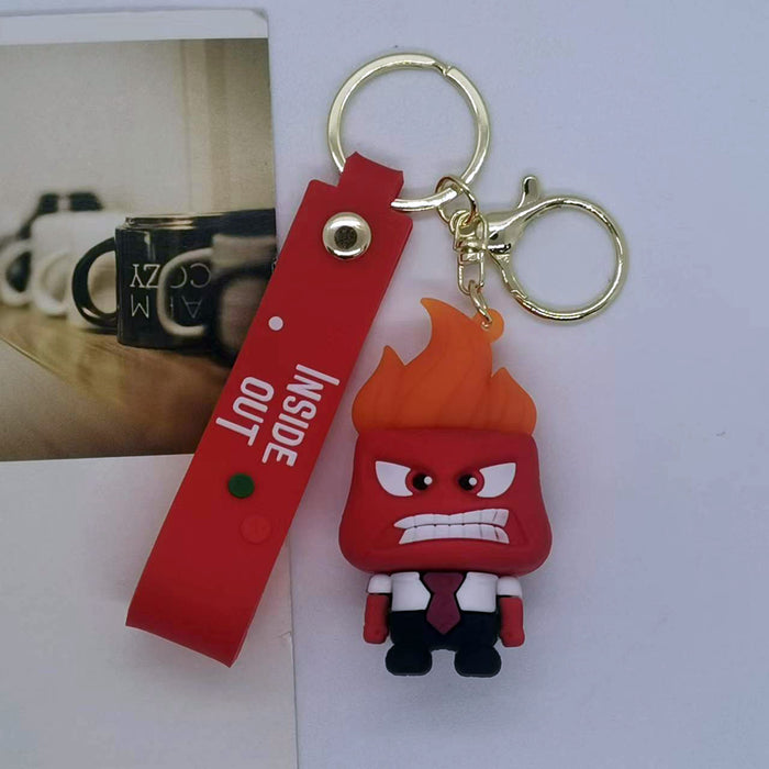 Wholesale cartoon mind Secret Service team key chain pendant bag car key chain accessories gift