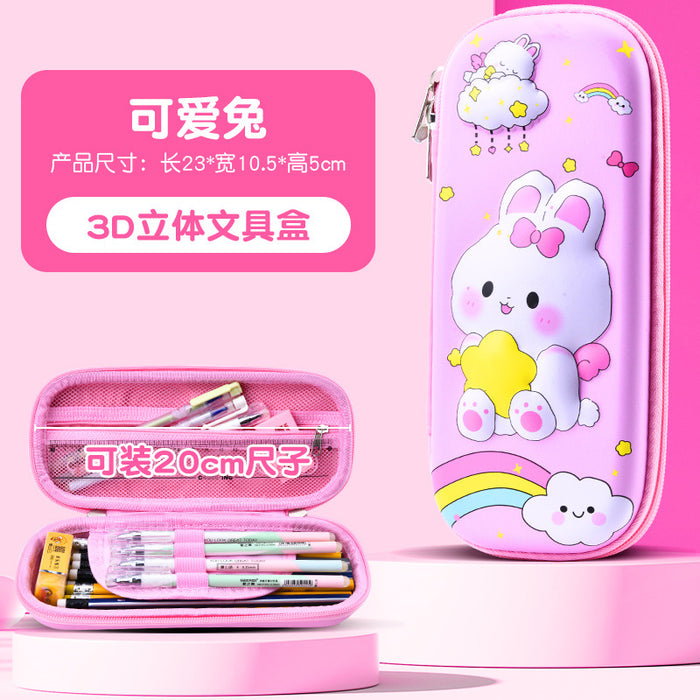 Wholesale Cartoon Pencil Case for Primary School Students Multi-Layer Storage