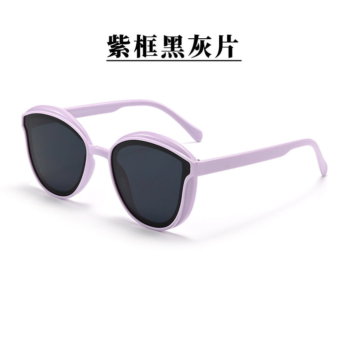 Wholesale New women's UV resistant large frame sunglasses and sunglasses