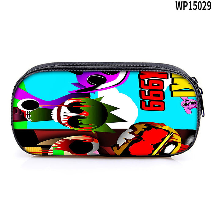 Wholesale Student Pencil Case Large Capacity Stationery Storage Bag Pencil Bag Oxford Material