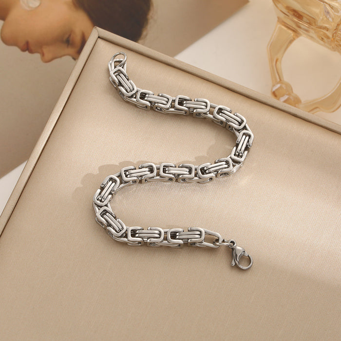 Wholesale Diamond Titanium Steel Bracelet JDC-BT-YinY021