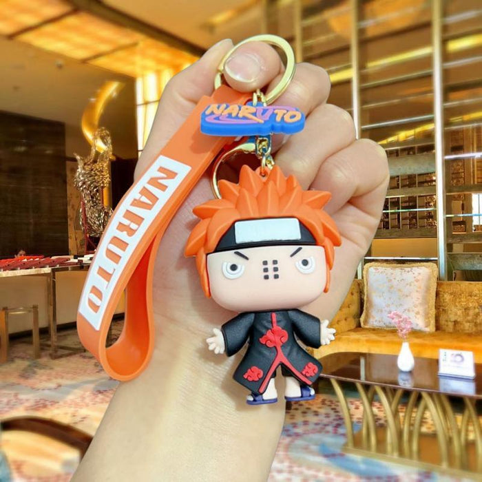 Wholesale Silicone Cartoon Doll Keychain JDC-KC-MingT231