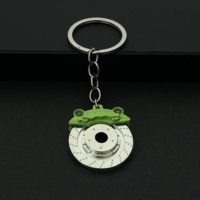 Wholesale Brake Disc Wheel Metal Keychain Car Brake Waist Hanging Key Ring Chain Pendant