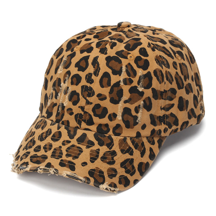 Wholesale Leopard Print Baseball Cap Casual Summer Fashion Accessory Gift Boutique