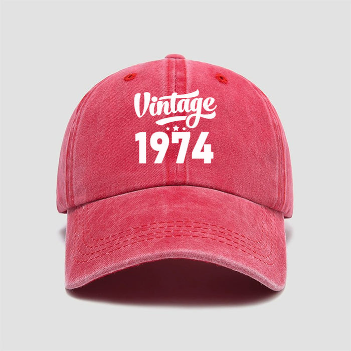 Wholesale Washed cotton printed vintage baseball cap, soft top sun hat
