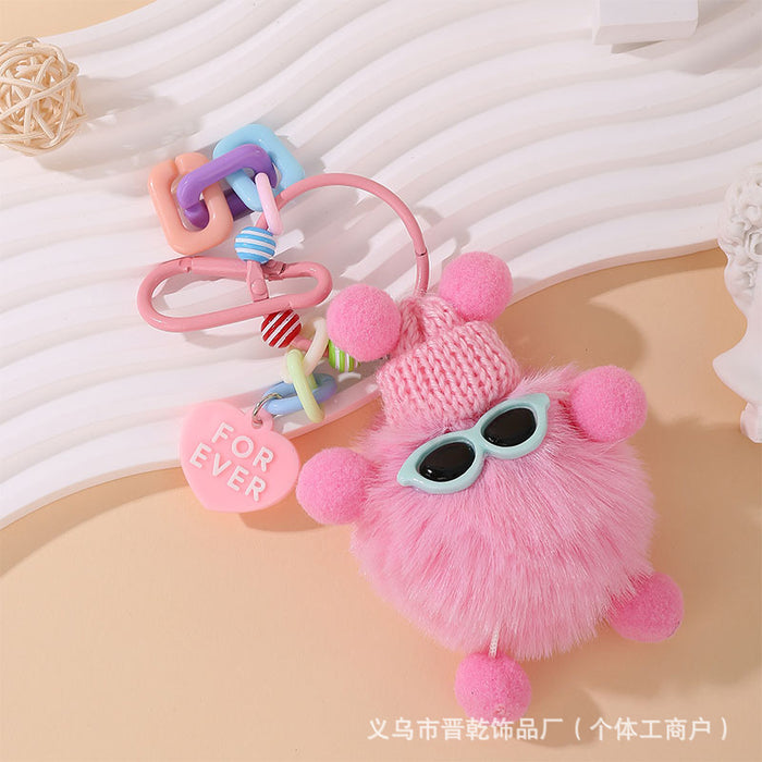 Wholesale Cartoon Cute Plush Keychains JDC-KC-Jinqian002