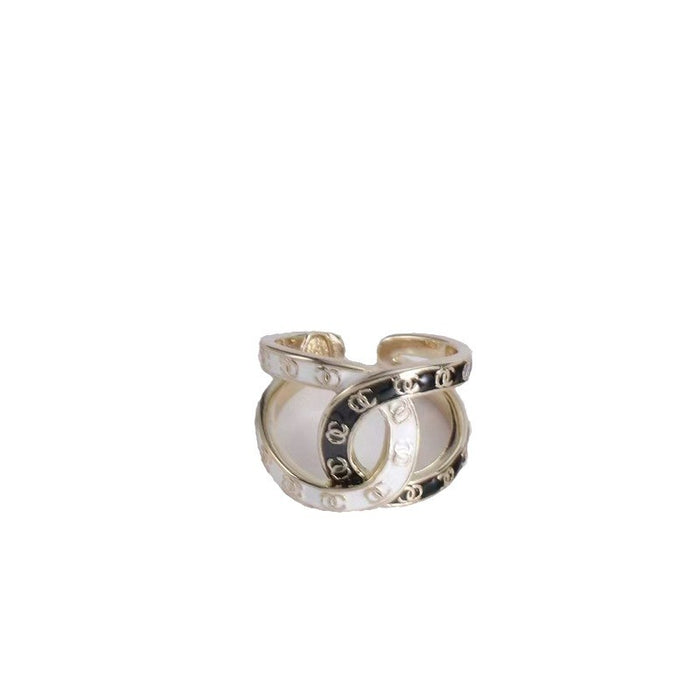 Wholesale Adjustable open ring high-end brass material ring