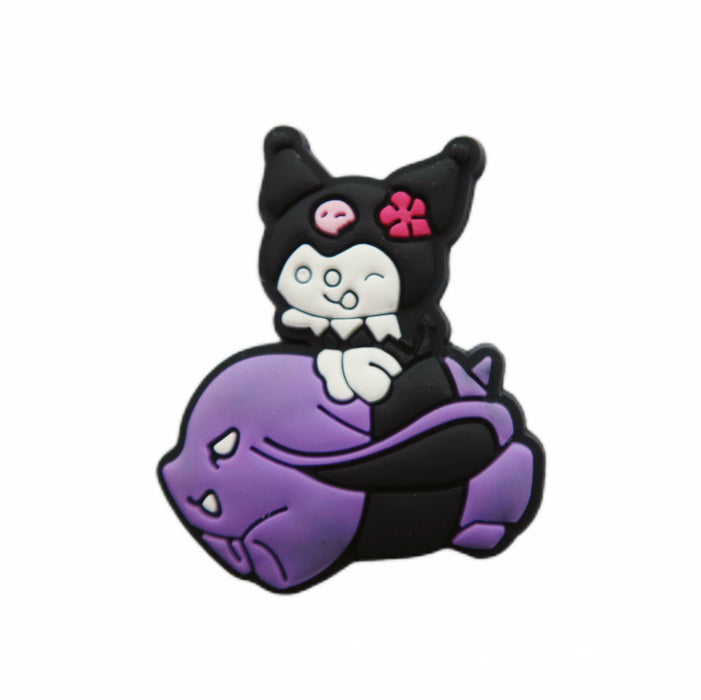 Wholesale 100 Pcs Shoe Flower Shoe Buckle Hole Shoe Accessories PVC Soft Glue Jewelry