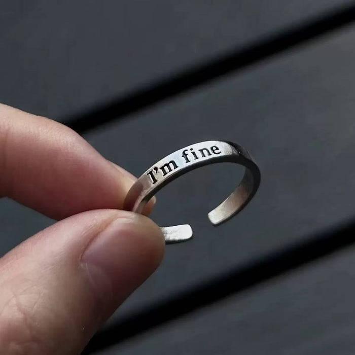 Wholesale  Does Not Fade Men's and Women's Open Ring