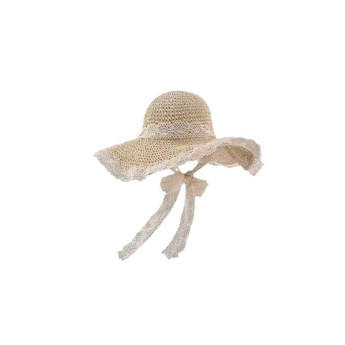 Wholesale Children's Hat Straw Hat Girl's Summer Female Sunscreen Fisherman Hat Baby