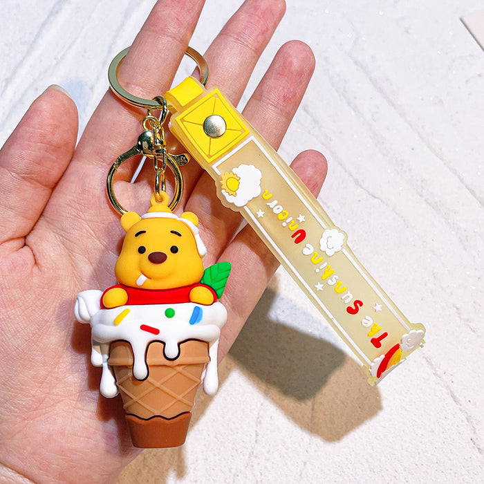 Wholesale Cartoon Silicone Doll Keychain JDC-KC-QiChao013