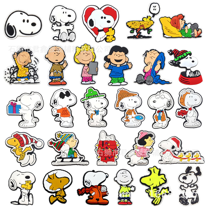 Wholesale 50pcs hole shoes soft rubber decorative buckle shoe accessories