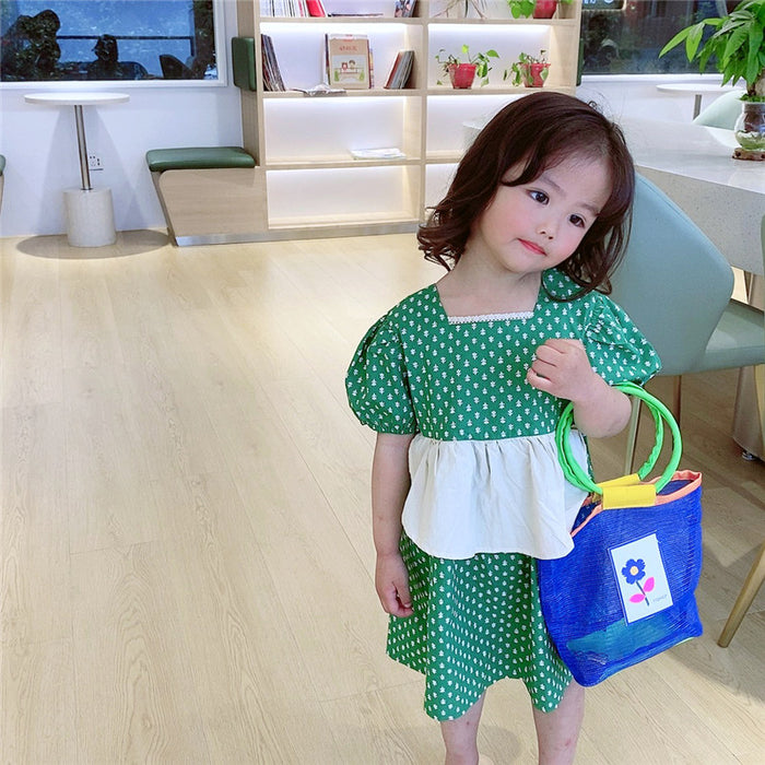 Wholesale New mesh handbag for children, hollowed out vacation photography beach bag