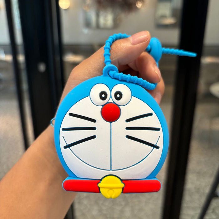 Wholesale Silicone Cartoon Coin Purse Keychain JDC-KC-PengYu025