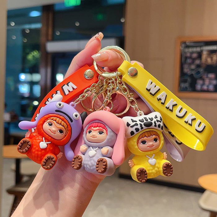Wholesale Cartoon Anime Soft PVC Keychain for Car and Bag