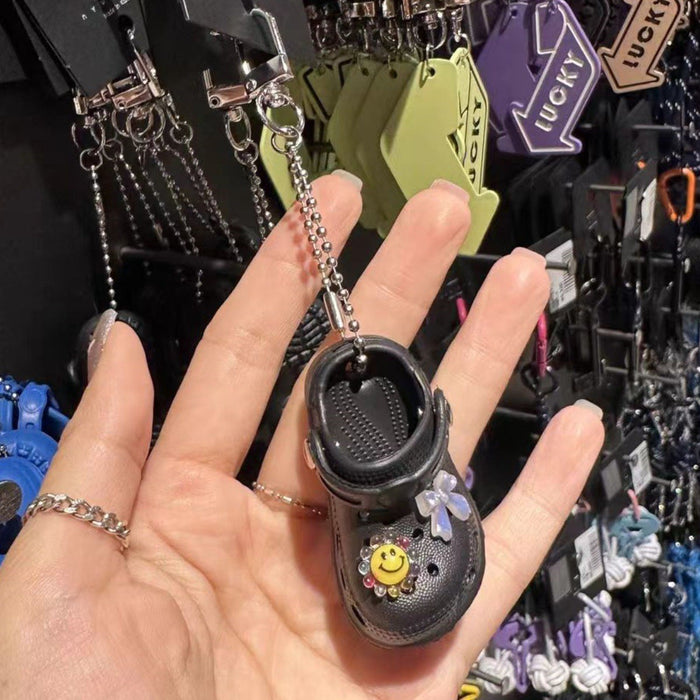 Wholesale pendant bag small accessories pendant niche cute hole shoes keychain pendant