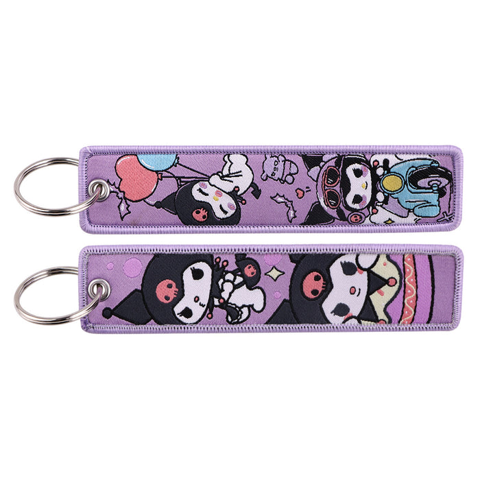 Wholesale Fabric Cartoon Keychain Lanyard  Design Car Key Accessory Gift