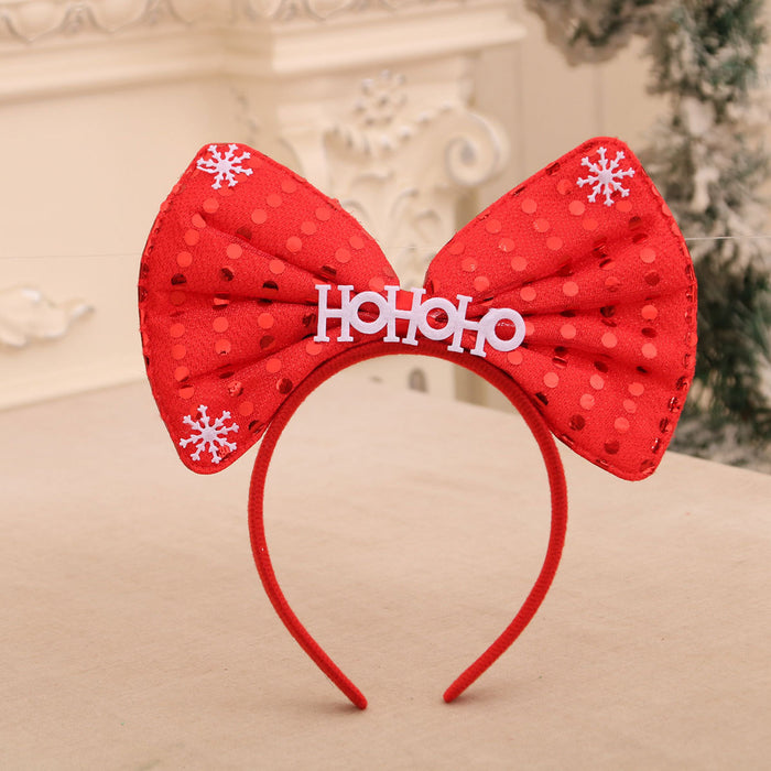 Wholesale Cartoon Christmas head buckle head hoop Christmas decorations party gifts Christmas antlers