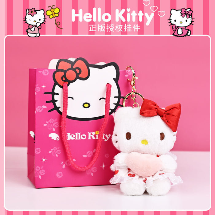 Wholesale Cute cat cartoon keychain pendant  doll schoolbag ornaments