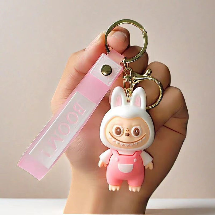 Wholesale Cartoon keychain pendant silicone three-dimensional cute keychain