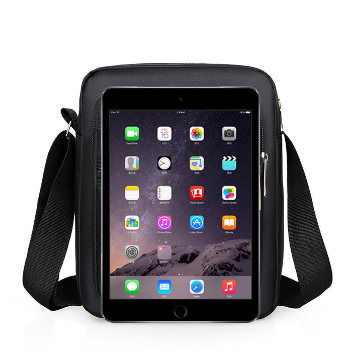 Wholesale New men's bag with large capacity single shoulder crossbody bag, casual multi-layer single backpack, business men's bag