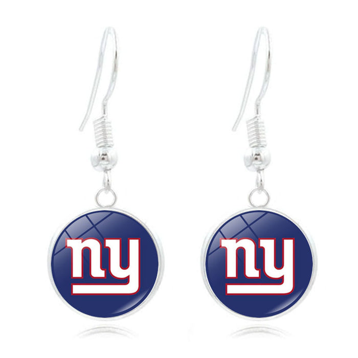 Wholesale Football Team  Pattern Earrings   Ear Jewelry