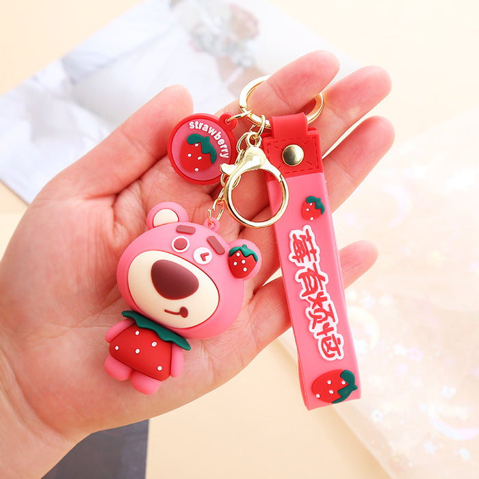 Wholesale Cute Cartoon Soft Rubber Doll Keychain JDC-KC-BoYue003