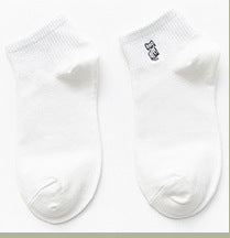 Wholesale Socks Short Socks Thin Cotton Embroidered Cartoon Boat Socks