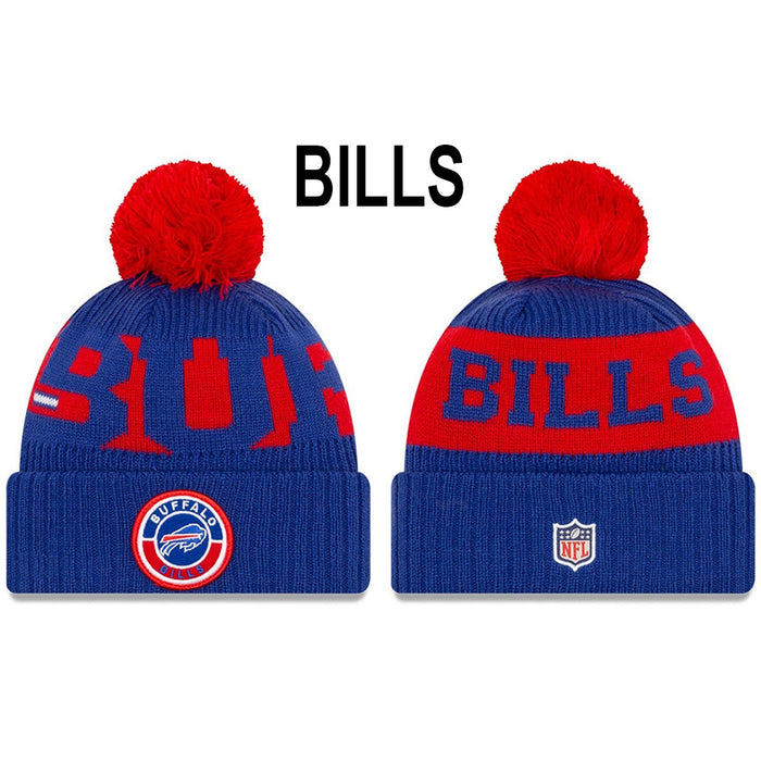 Wholesale Wool Knitted Hat Rugby Game Hat Sports Big Letter Warm Hat