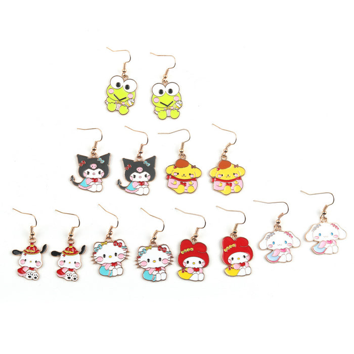 Wholesale Cartoon Alloy Earrings (F) JDC-ES-FuYu002
