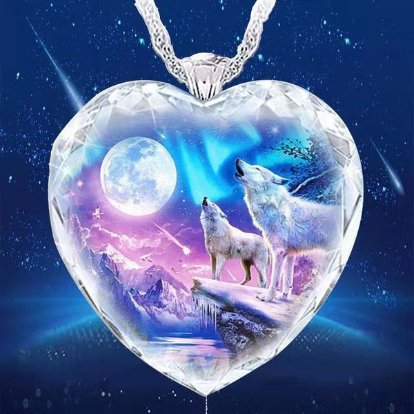 Wholesale Animal Pendant Love Necklace JDC-NE-HaoH005