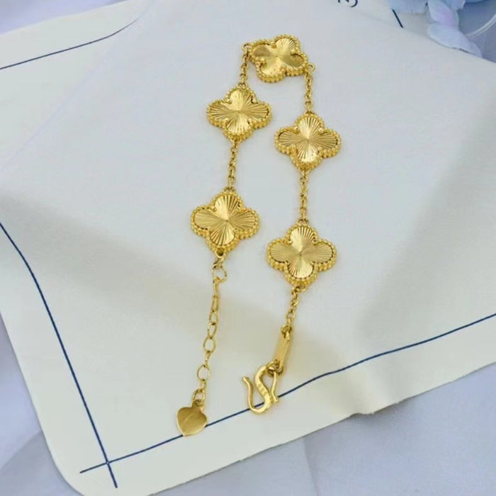 Wholesale electroplated hollow bracelet