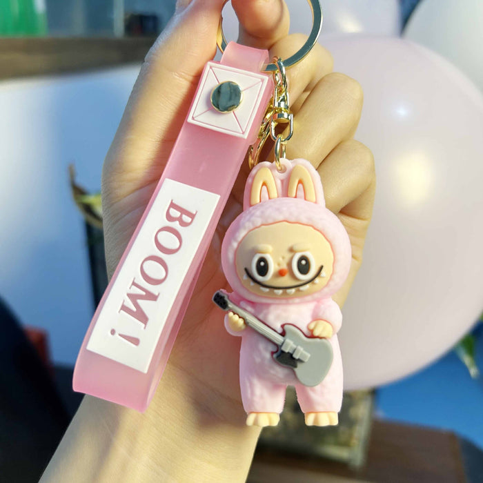 Wholesale Cute cartoon car keychain gift with keychain