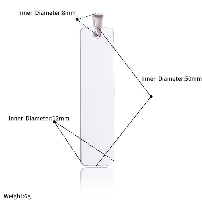 Wholesale Gold, silver, black hang tag carving stainless steel identity tag