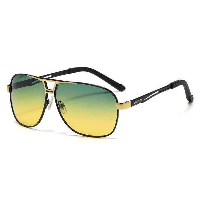 Wholesale Men's sunglasses, new polarized color changing sunglasses, sun shading and UV protection, driving and driving
