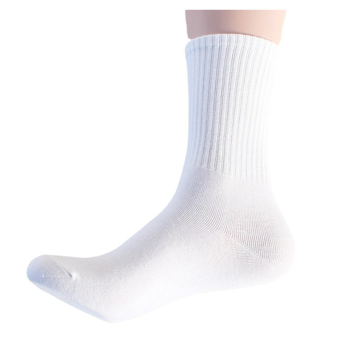 Wholesale High elastic socks, mid length socks, sports sweat absorbing cotton socks, casual solid color long socks