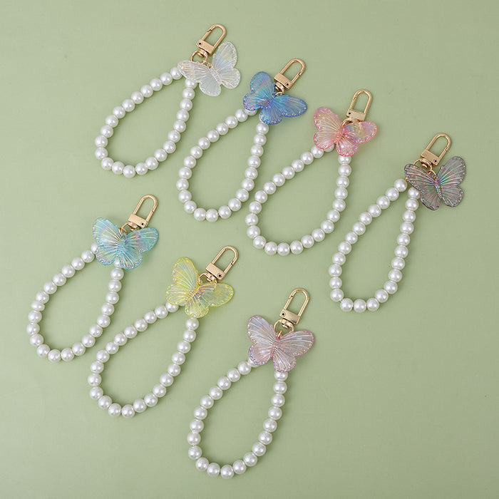 Wholesale Butterfly Flying Series Headphone Companion Keychain with Exquisite Colorful