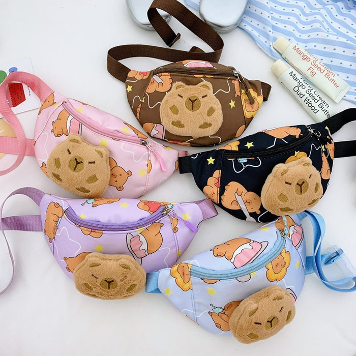 Wholesale Children's chest bag boy girl cute cartoon pendant change storage bag