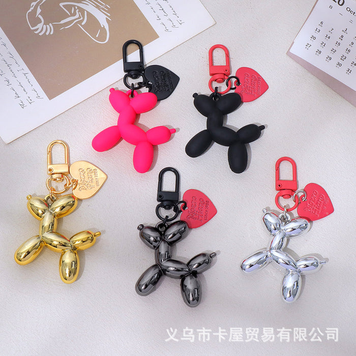 Wholesale Love Balloon Keychain Pendant Couple Keychain Bag Pendant Acrylic Jewelry Accessories