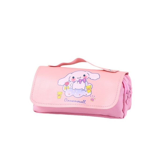 Wholesale Cartoon Stress-Relief Large Capacity Double-Layer Pencil Case