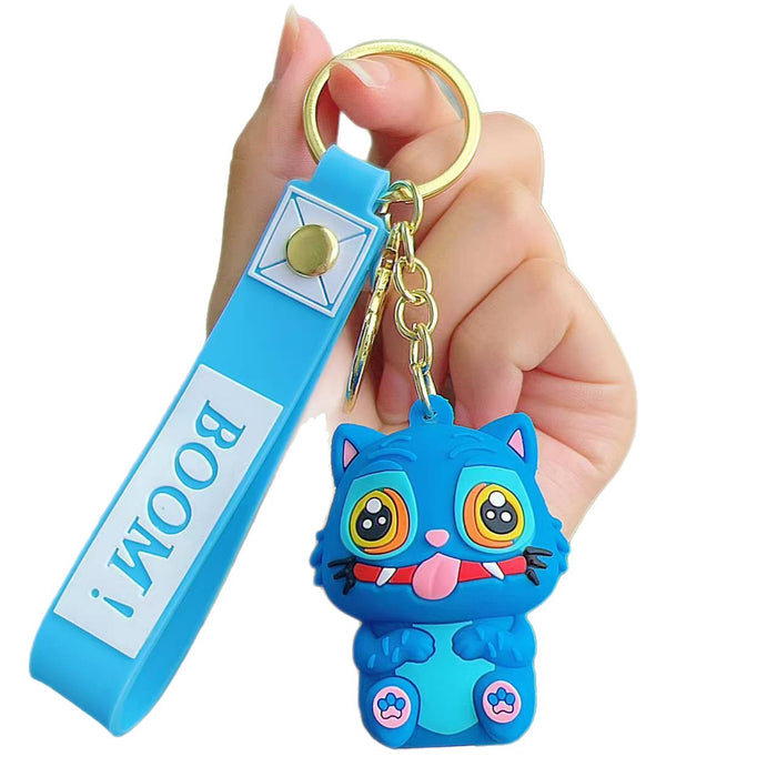 Wholesale KPOP Cute silicone cartoon keychains