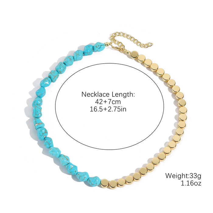 Wholesale Turquoise Bohemian Ethnic Style Necklace