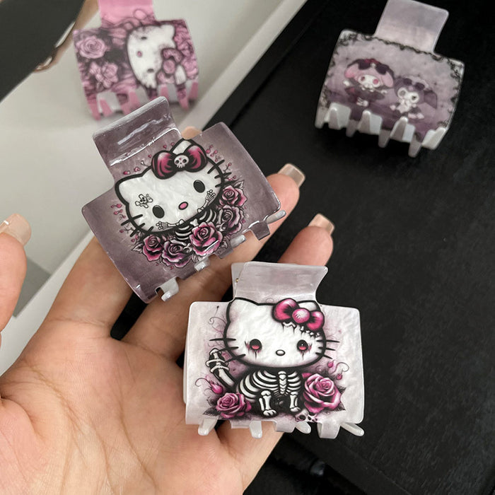 Wholesale Dark Wind Series Cartoon Cat Hair Clips