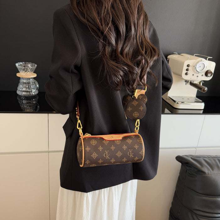 Wholesale Pillow Versatile Shoulder Bag Printed Retro Fashion Western Style Crossbody Bag