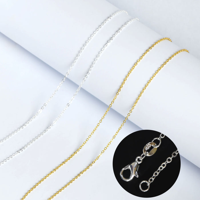 Wholesale DIY making of gold chain, gold-plated chain, color preserving matching chain, handmade necklace for women