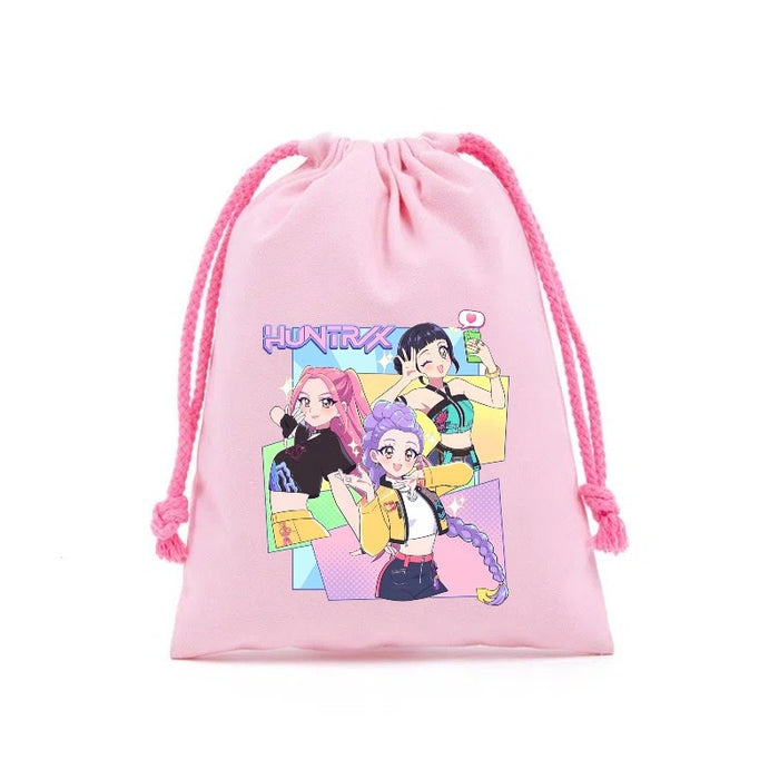 Wholesale Cartoon Canvas Drawstring Storage Bag Handbags