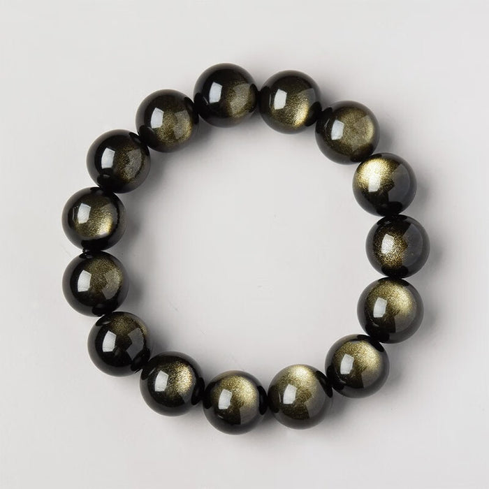 Wholesale Natural gold obsidian bracelet bracelet, couple bracelet