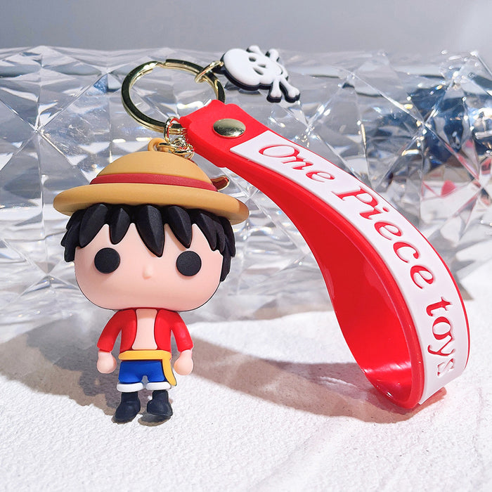 Wholesale Cartoon Silicone Doll Keychain JDC-KC-QiChao047